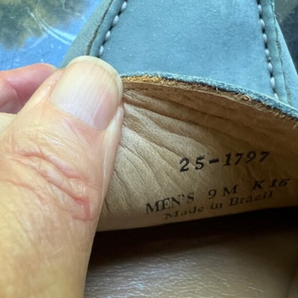 Johnston & Murphy Blue Suede Loafers-Size 9 - Picture 3 of 4